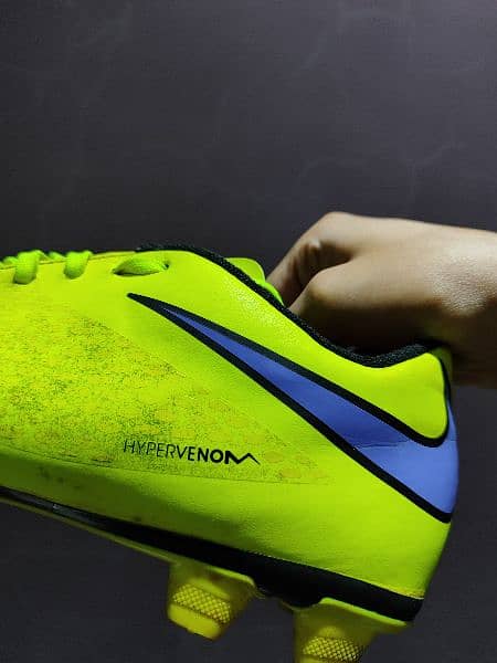 Nike Hypervenom Phade FG - Neon Green Colour / football shoes 3