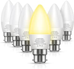 B22 Bayonet Cap Candle Bulbs, 35W Incandescent Bulb Equivalent