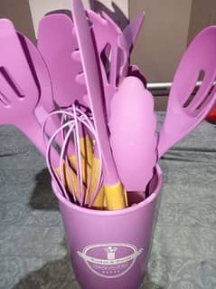 12 pcs Silicone spoon set. .