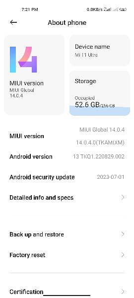 Xiaomi mi 11 ultra 5