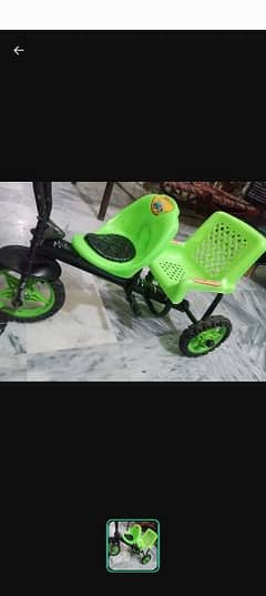 Kids riding tricycle