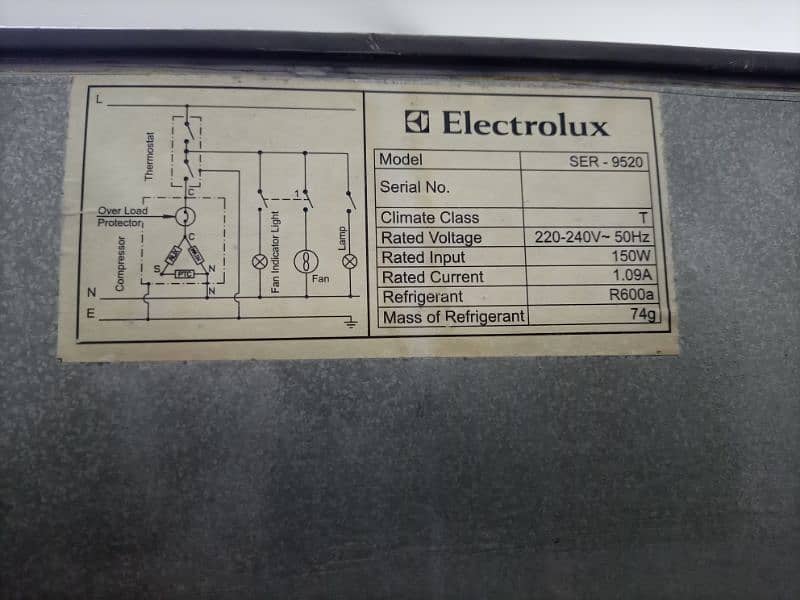 electrolux fridge (SER-9520) 7