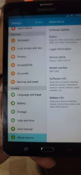 samsung Tab a6(2016) PTA approved with box 3