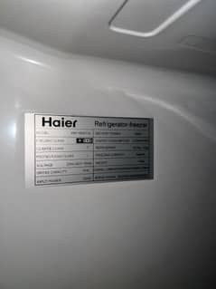 Haier double door fridge and freezer