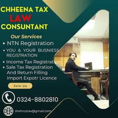 FBR / NTN / TAX RETURN / BUSNIESS REGISTERED / AND OTHER TAX RELATED.