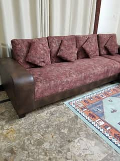 8 seater L shape sofa set urgent sale