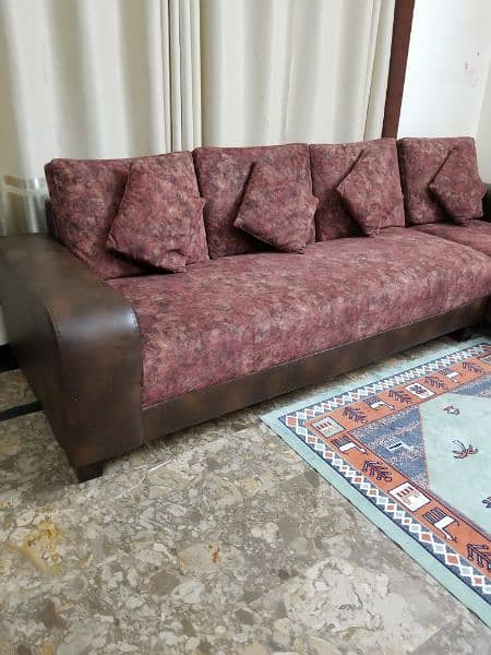 8 seater L shape sofa set urgent sale 0