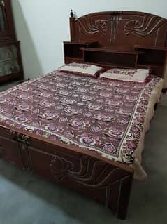 Double Bed with Drawers & without Mattress