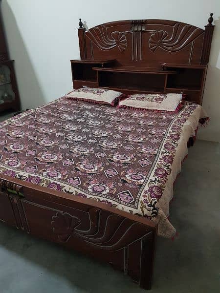 Double Bed with Drawers & without Mattress 3