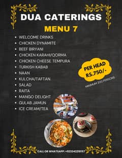 Dua Catering discount package delicious and tasting food item