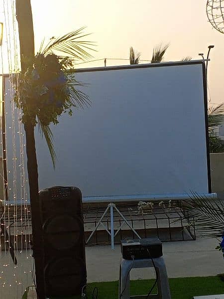 Projector,Screen, Speaker, Smd's Available on Rent 1