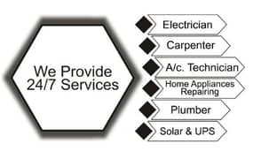 ELECTRICIAN AND PLUMBER AVAILABLE IN GULSHAN E MAYMAR