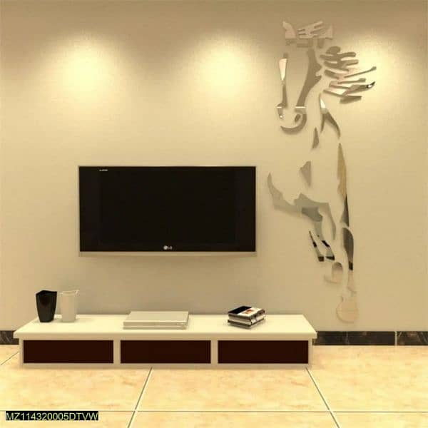 DIY horse design Acrylic Mirror wall sticker-large 1