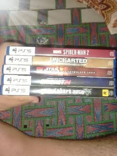 GTAV | spiderman 2 | cricket 24 | uncharted