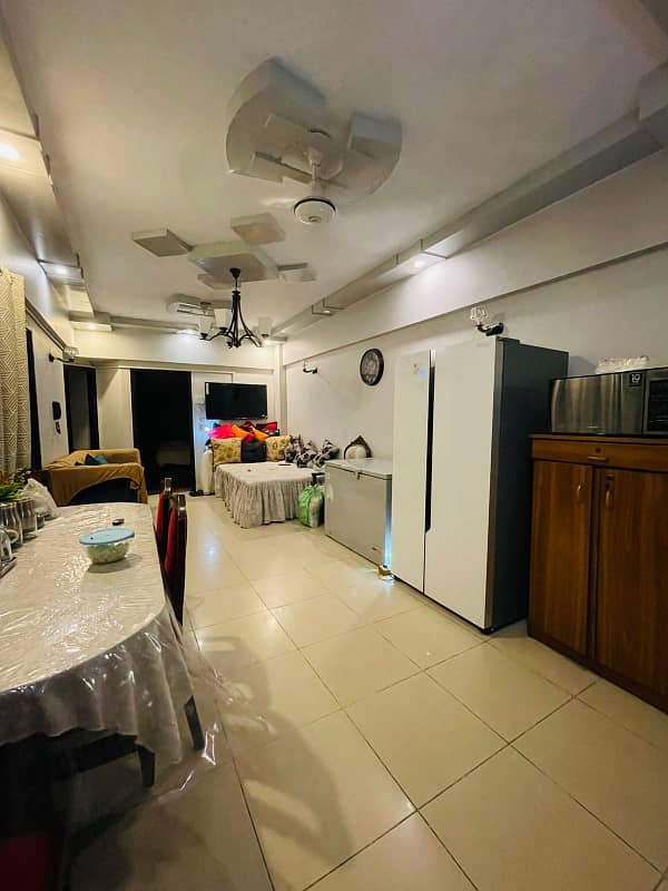 "Main Munawwar Chowrangi" Al Minal Tower 01 Flat For Sale 3 Bed DD Block 03-A Gulistan e Jauher. 2