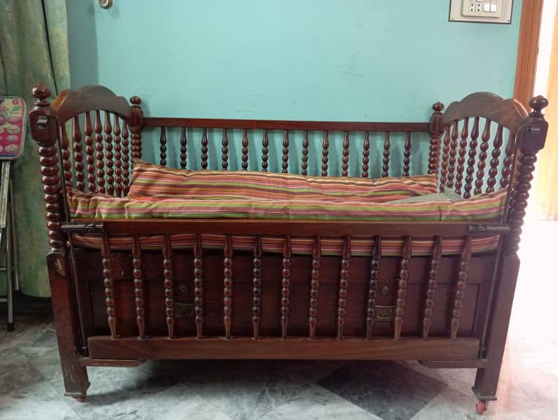 Wooden Baby Cot / Baby Bed 1