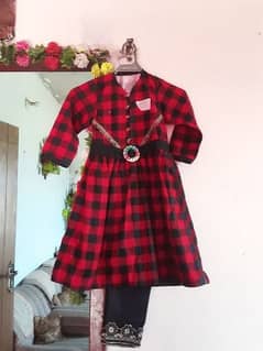 Winter dress . . . frock. with pajama