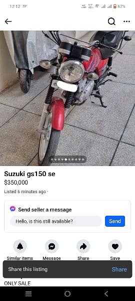 Suzuki GS 110   10/9 6