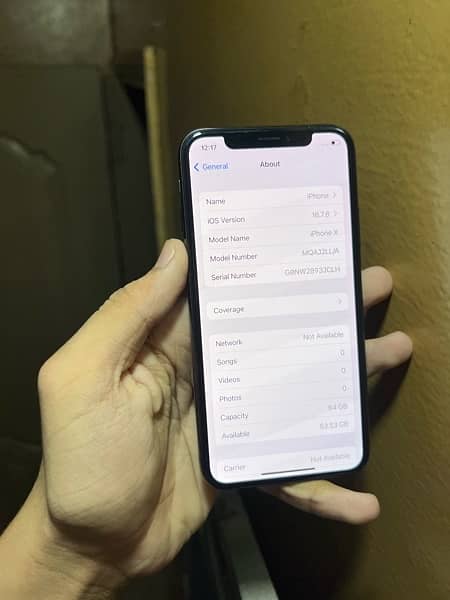 iPhone X 64 gb factory unlock non pta 8