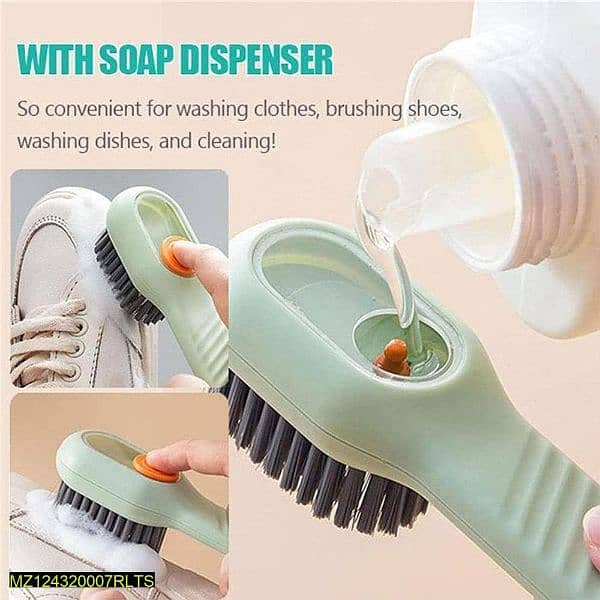 Multifunction Soft Shoe brush shoe cleaner clothes brush 0