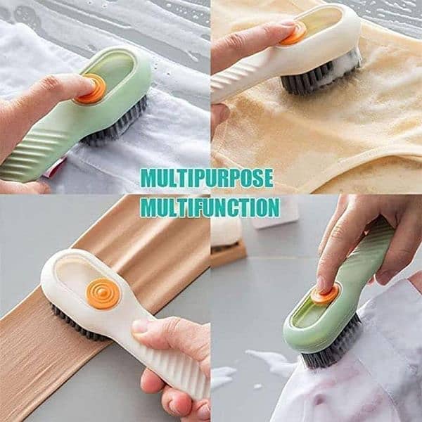 Multifunction Soft Shoe brush shoe cleaner clothes brush 4