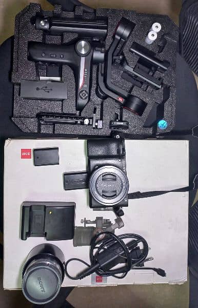 Sony a6400 Camera  Complete set with Gimbal zhiyun weebills 5