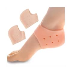 Anti crack silicone half heel pad