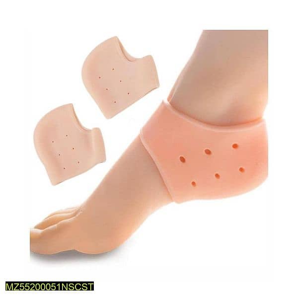 Anti crack silicone half heel pad 2