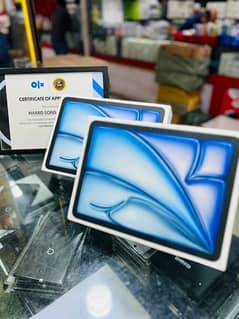 IPAD 9. Air 6. M2 Chip. Box Pack. 1 year Warranty.