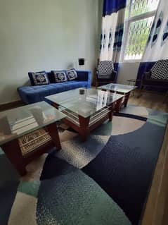 Center table with 2 side tables