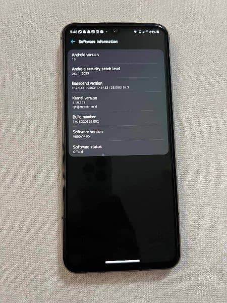 LG v60 think uw 8 gb 128 gb pta approverd permanent 6