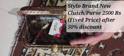 Brand New Stylo original Ladies Clutches in low price 2200 Rs