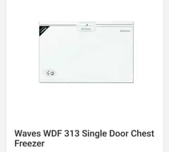 Waves, single door deep freezer brand new