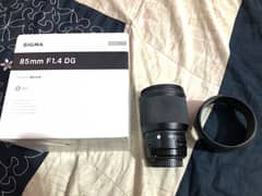 sigma 85mm 1.4 lenz canon mount