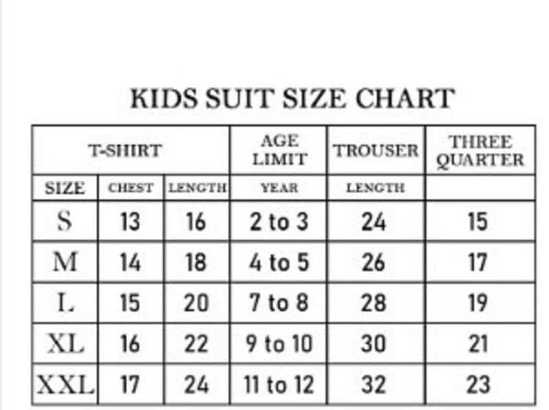 2 pcs Girls Polyester Printed Track Suit 4