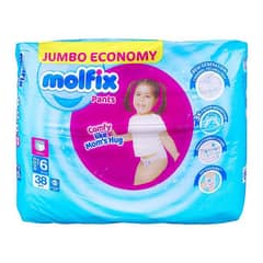 Molfix pants and diapers