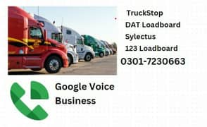 Google Voice, DAT One, Truckstop, and Sylectus available