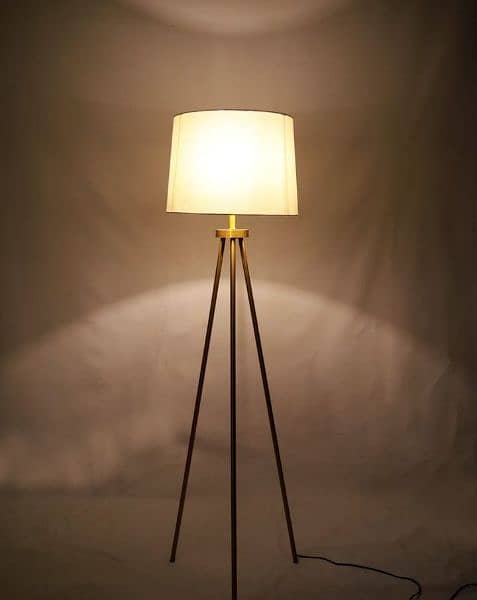 Tripod Metal Standing Night Floor Lamp 2