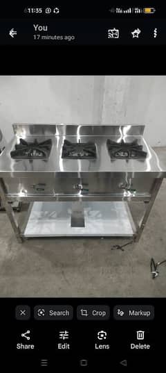 commercial cooking range 2' 3' 4' 5 burner paki n chines pizza oven