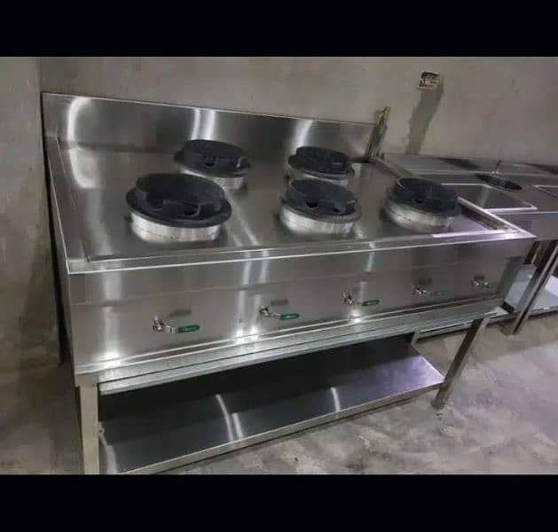 commercial cooking range 2' 3' 4' 5 burner paki n chines pizza oven 3