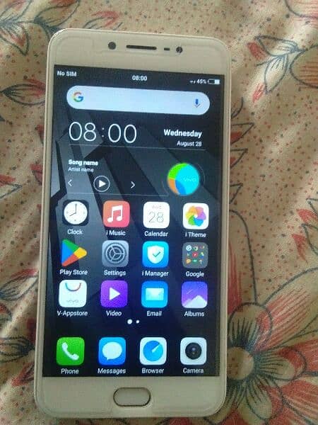 vivo y67 6gb 128gb 4g set with charger 1