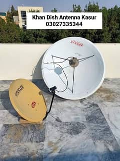 Double dish antenna with complete installation 0