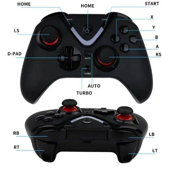 ROTOMOON Wireless Multi Platform Gaming Controller with led lighting 3