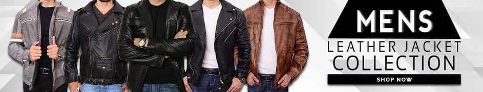 Mens Leather Jackets | 100% Real Leather|Genuine Leather Jacket