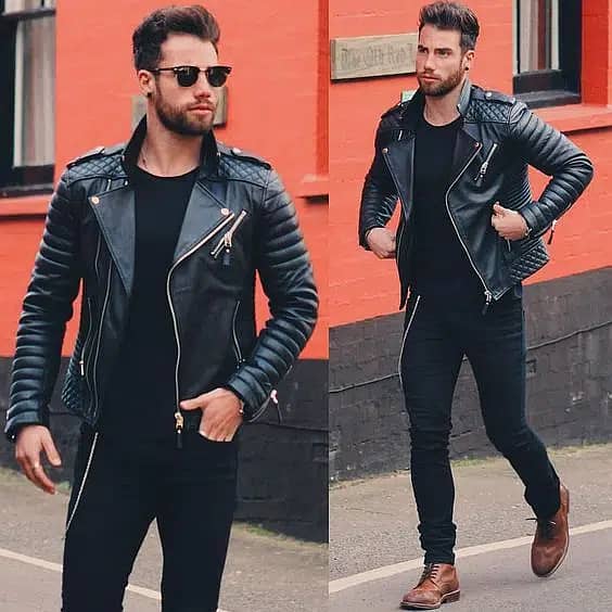 Mens Leather Jackets | 100% Real Leather|Genuine Leather Jacket 7