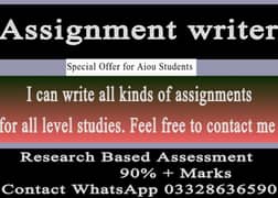 Assignment writer