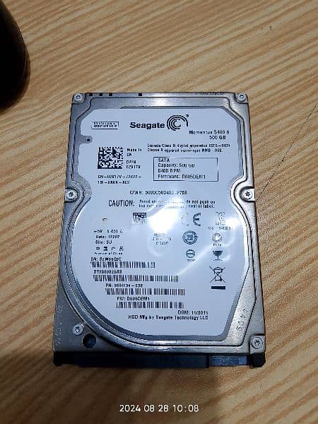 Seagate 500 Hard Disk 1