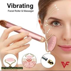 Vibrating face roller & face massager 0