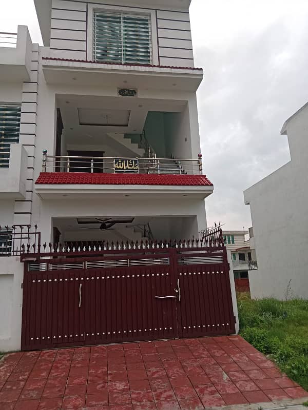 5 Marla Double Unit Brand House. For Sale In Gulshan E Sehat. In E-18 Block F Islamabad. 2