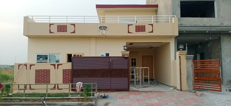 7 Marla Single Unit House For Sale In Gulshan E Sehat E-18 Block A Islamabad. 0